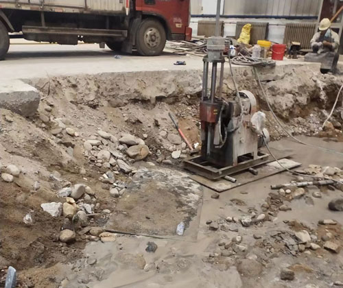 鲤城公路下沉压浆